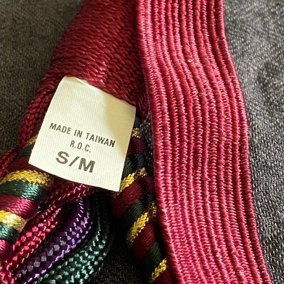 Vintage Casual Corner Ornate Jewel Coastal Cowboy Tone Belt: S/M - Picture 7 of 14